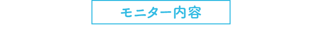 モニター内容