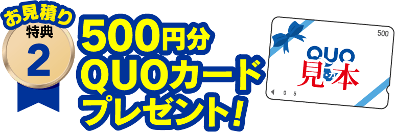 500円分QUOカード