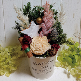 ミニクリスマスツリーづくり