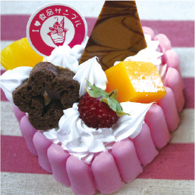 食品サンプル クッキーケーキ作り